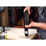 WORX WX394.3 20Volt 2.0Ah. Li-ion 1.5J Profesyonel SDS-Plus Pnömatik Şarjlı Matkap + 9 Adet Uç + Mandren - Görsel 9