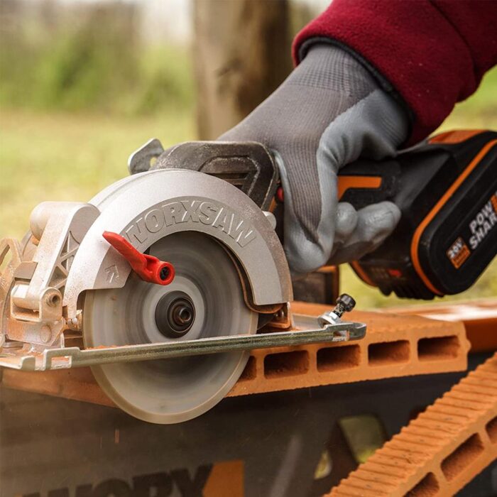 WORX WX531 20Volt 2.0Ah. Li-ion 120mm Kömürsüz Profesyonel Çok Amaçlı Daire Testere - Görsel 3