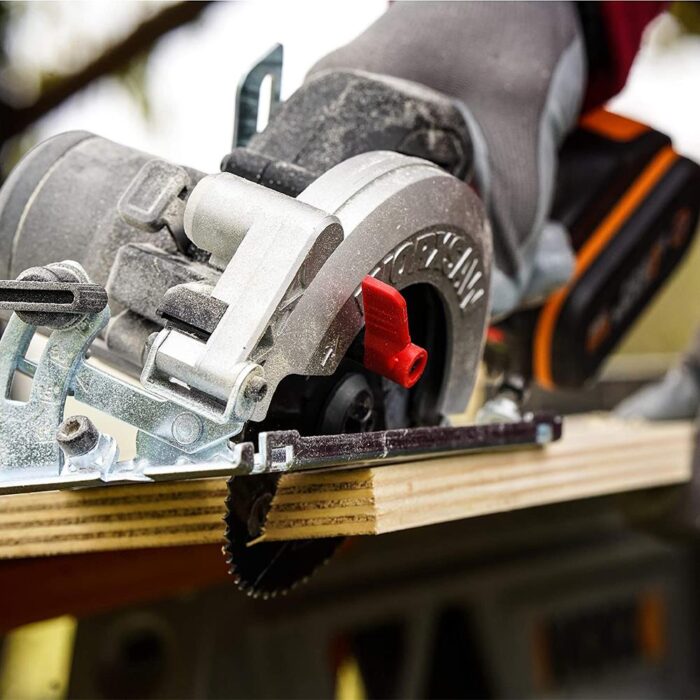 WORX WX531 20Volt 2.0Ah. Li-ion 120mm Kömürsüz Profesyonel Çok Amaçlı Daire Testere - Görsel 7