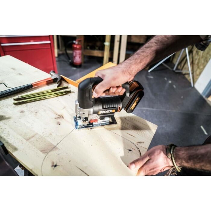 WORX WX543.9 20Volt Profesyonel Dekupaj Testere (Akü Dahil Değildir) - Görsel 5
