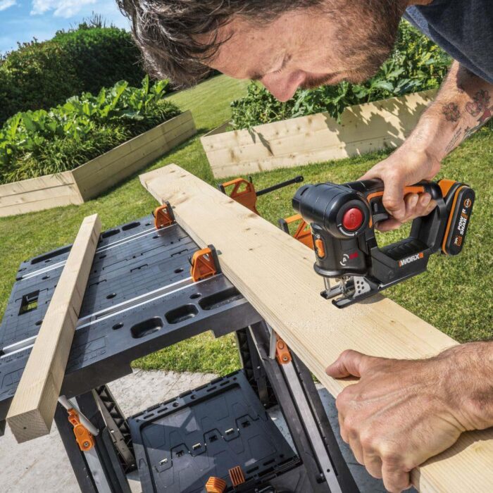 WORX WX550 20Volt 2.0Ah. Li-ion Profesyonel Dekupaj ve Tilki Kuyruğu Testere - Görsel 6