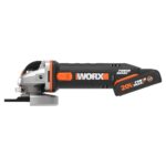 WORX WX800 20Volt 2.0 Ah. Li-ion Çift Akülü 115mm Profesyonel Şarjlı Avuç Taşlama - Görsel 2