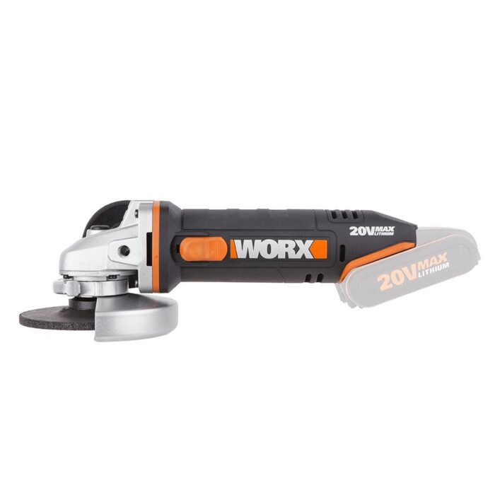 WORX WX800.9 20Volt 115mm Profesyonel Avuç Taşlama (Akü Dahil Değildir) - Görsel 2