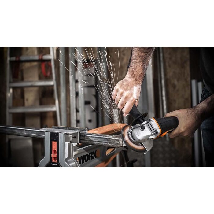 WORX WX800.9 20Volt 115mm Profesyonel Avuç Taşlama (Akü Dahil Değildir) - Görsel 4