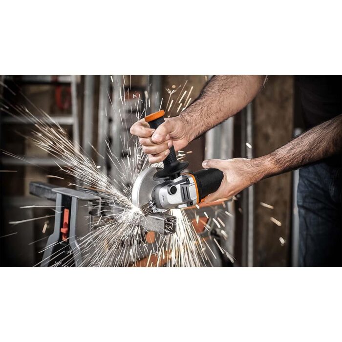 WORX WX800.9 20Volt 115mm Profesyonel Avuç Taşlama (Akü Dahil Değildir) - Görsel 5