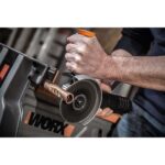 WORX WX800.9 20Volt 115mm Profesyonel Avuç Taşlama (Akü Dahil Değildir) - Görsel 6
