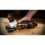 WORX WX800.9 20Volt 115mm Profesyonel Avuç Taşlama (Akü Dahil Değildir) - Görsel 10