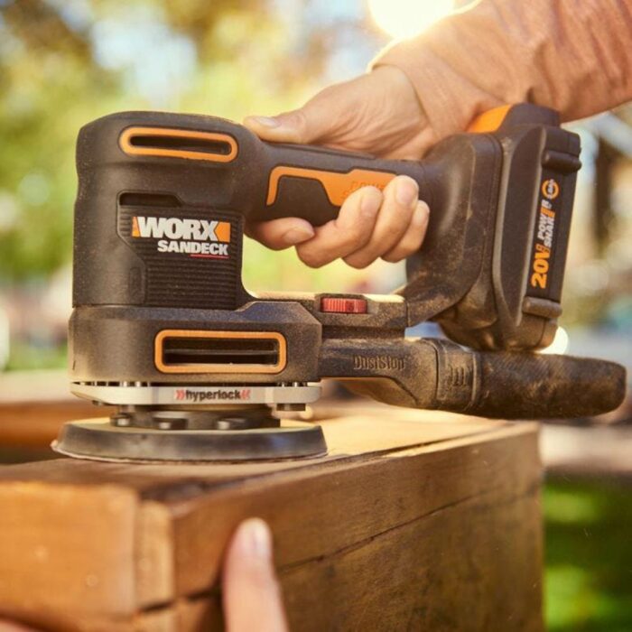 WORX WX820 20Volt 2.0Ah. Li-ion Profesyonel Devir Ayarlı Çok Amaçlı Şarjlı Zımpara - Görsel 7