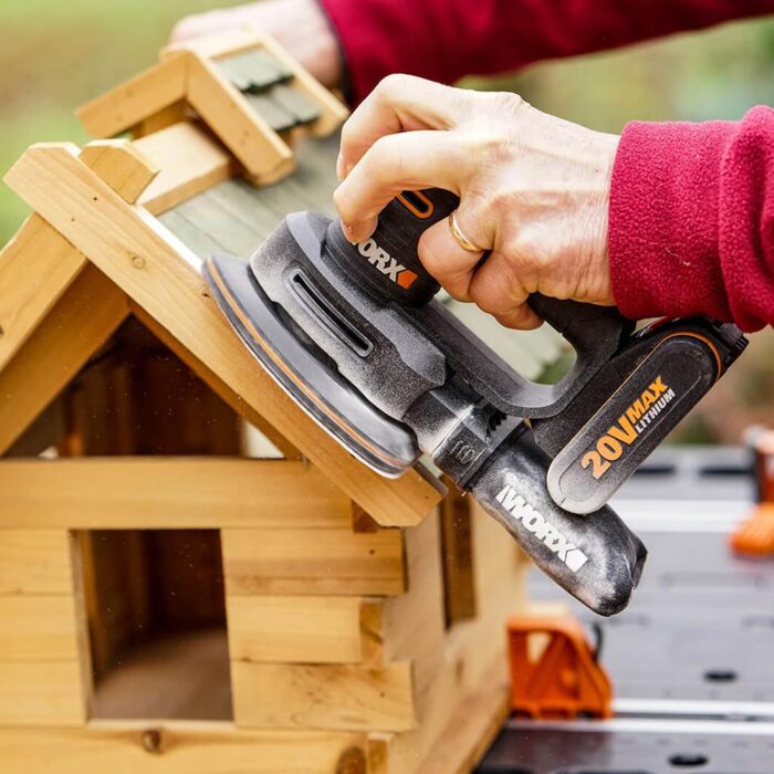 WORX WX822 20Volt 2.0Ah. Li-ion Şarjlı Profesyonel Üçgen Mouse Zımpara - Görsel 6