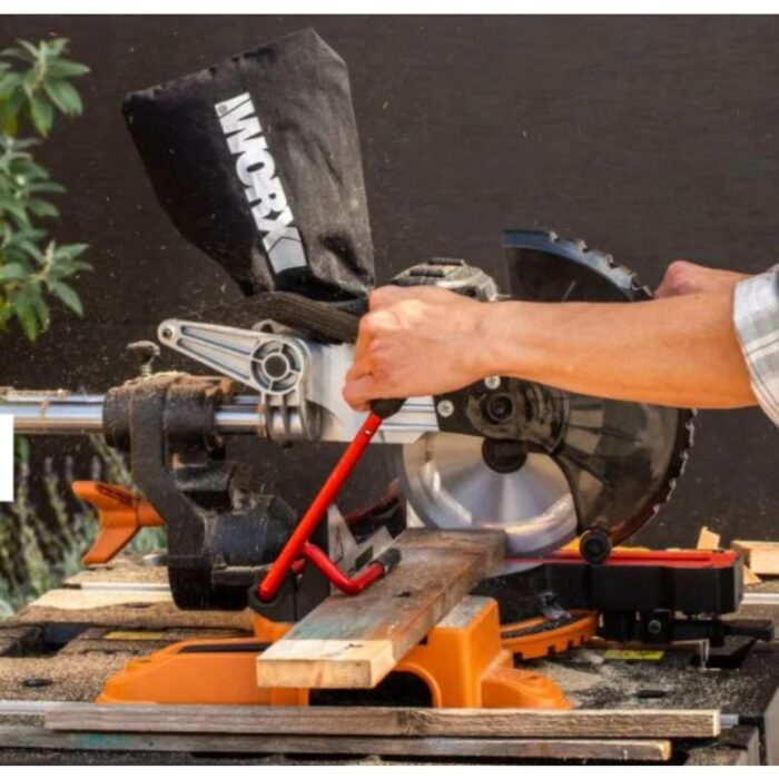 WORX WX845.9 20Volt 216MM Profesyonel Kızaklı Gönye Kesme (Akü Dahil Değildir) - Görsel 8