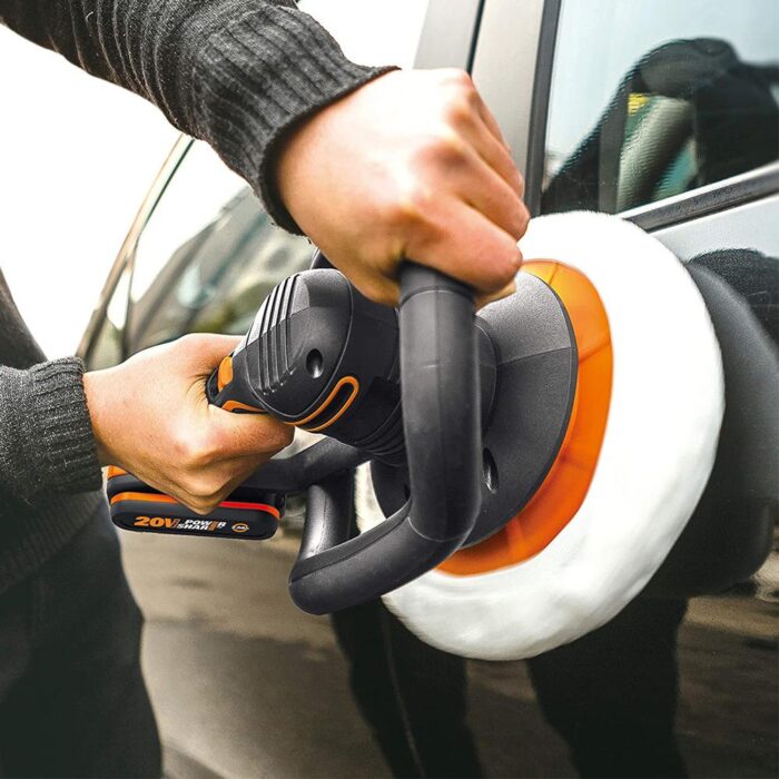 WORX WX856 20Volt 2.0Ah. Li-ion 254MM Şarjlı Orbital Polisaj Makinesi - Görsel 5